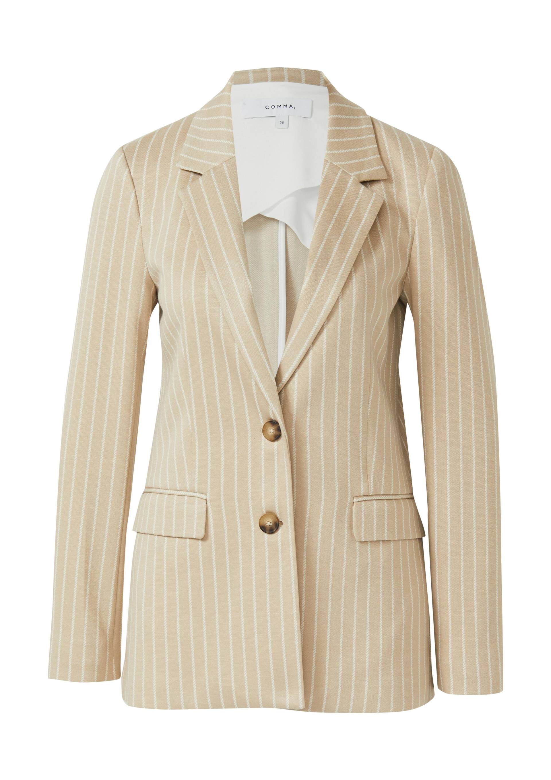 comma - Indoor-Blazer beige - Gr. - 42 von comma