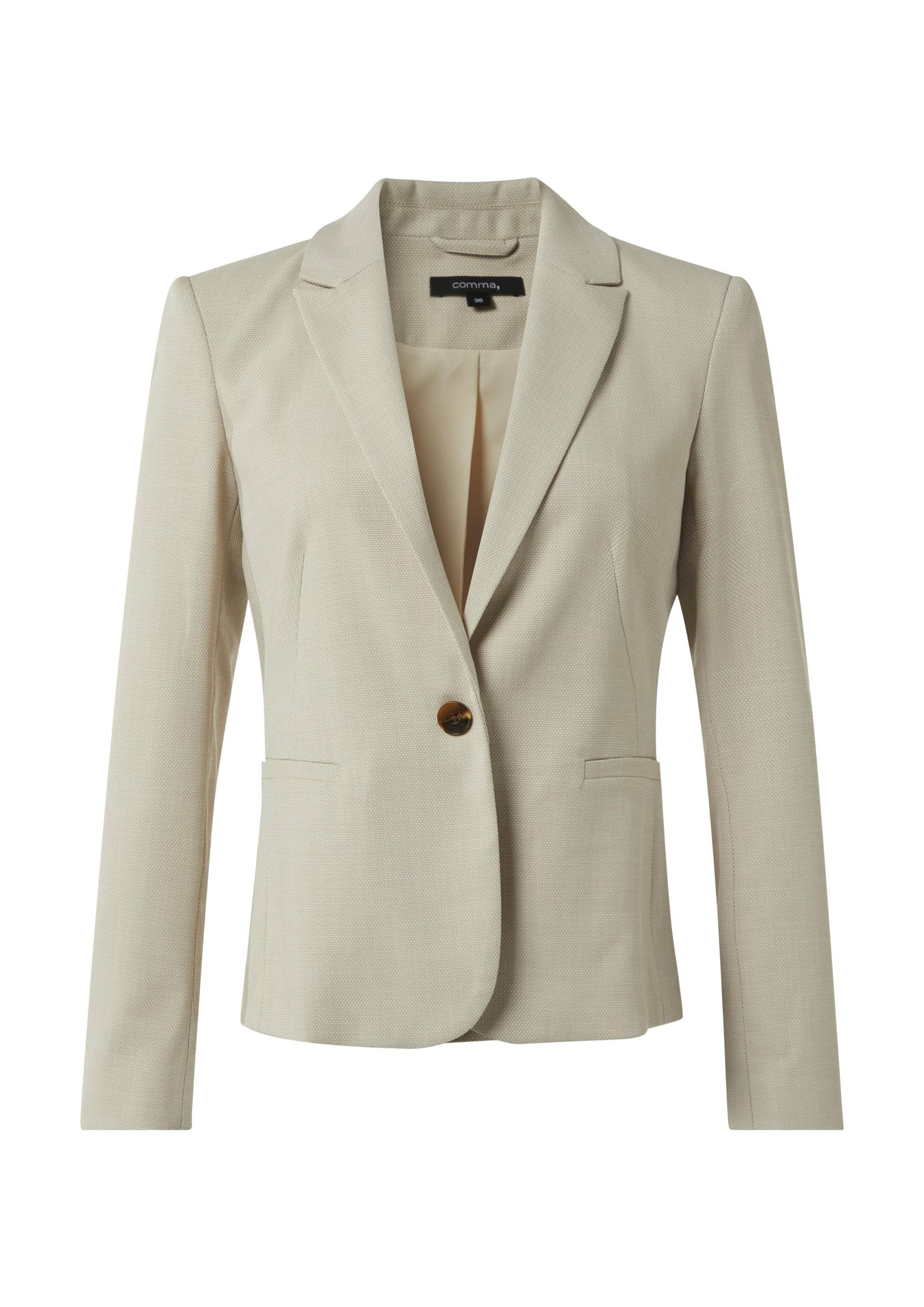 comma - Indoor-Blazer beige - Gr. - 44 von comma