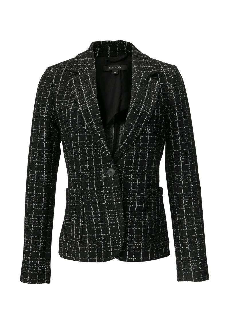 comma - Indoor-Blazer schwarz - Gr. - 36 von comma