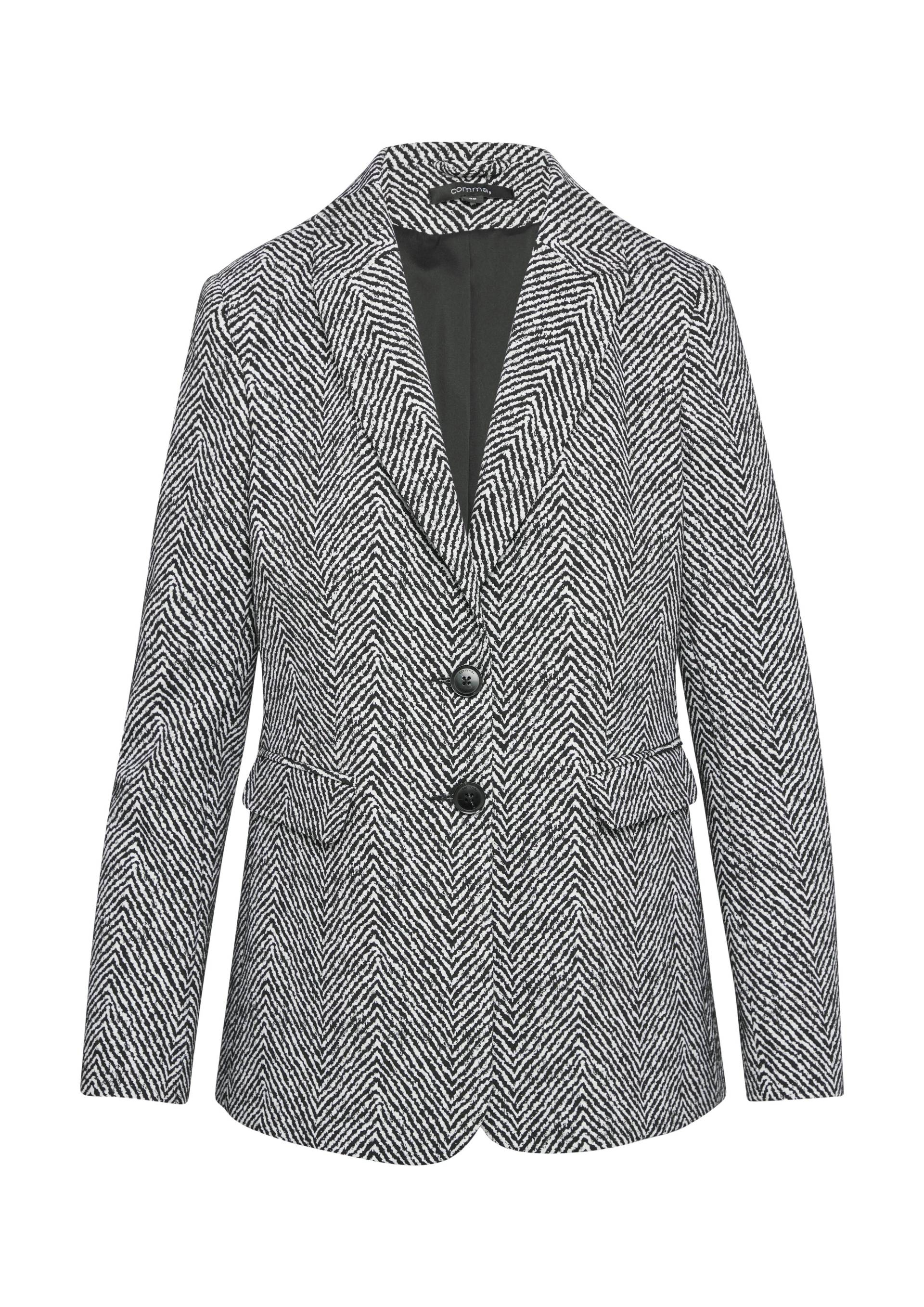 comma - Indoor-Blazer schwarz - Gr. - 40 von comma