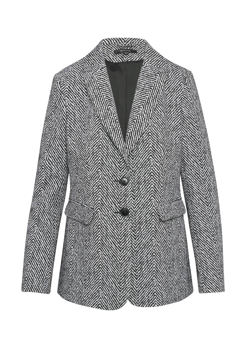 comma - Indoor-Blazer schwarz - Gr. - 40 von comma