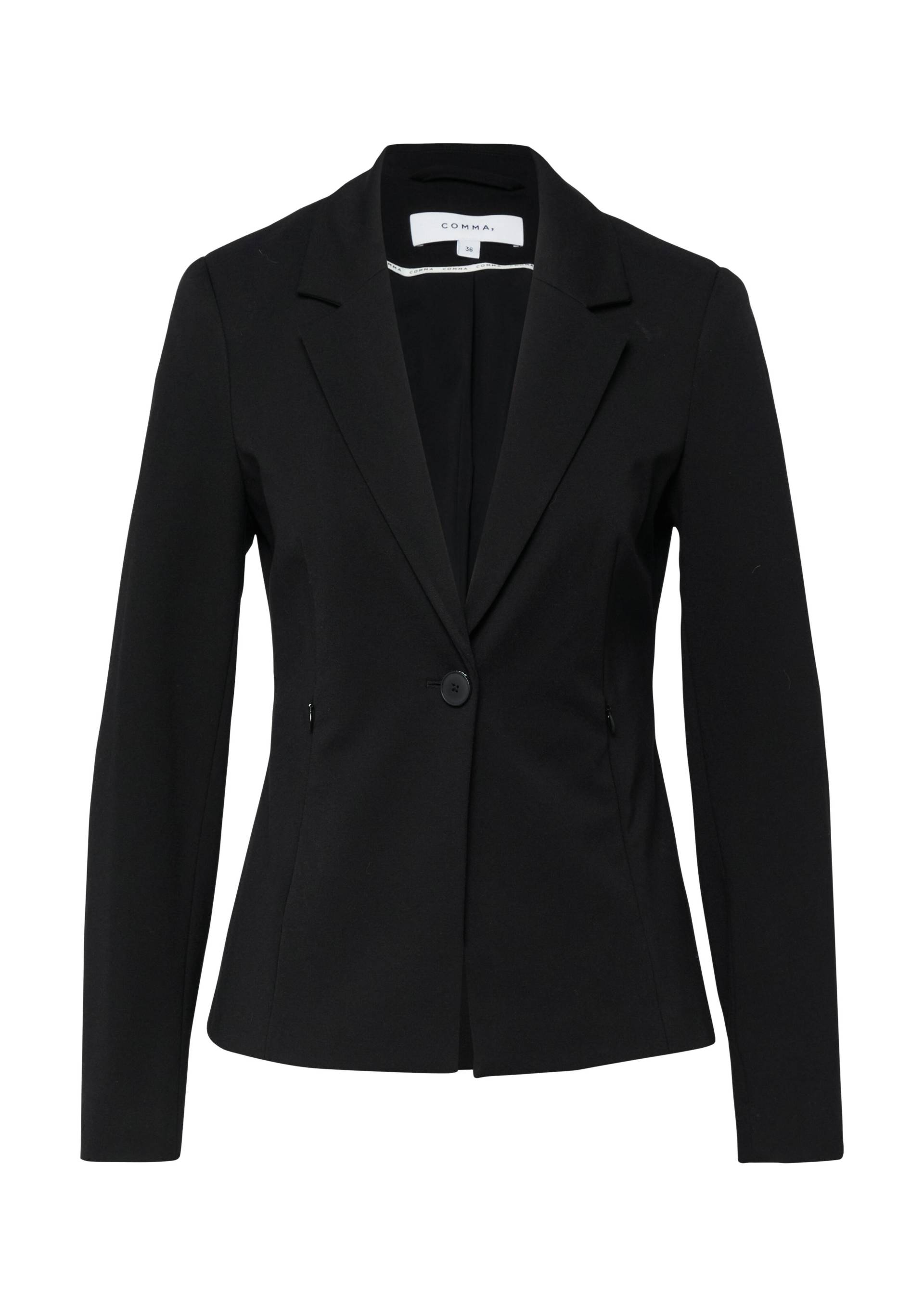comma - Indoor-Blazer schwarz - Gr. - 46 von comma