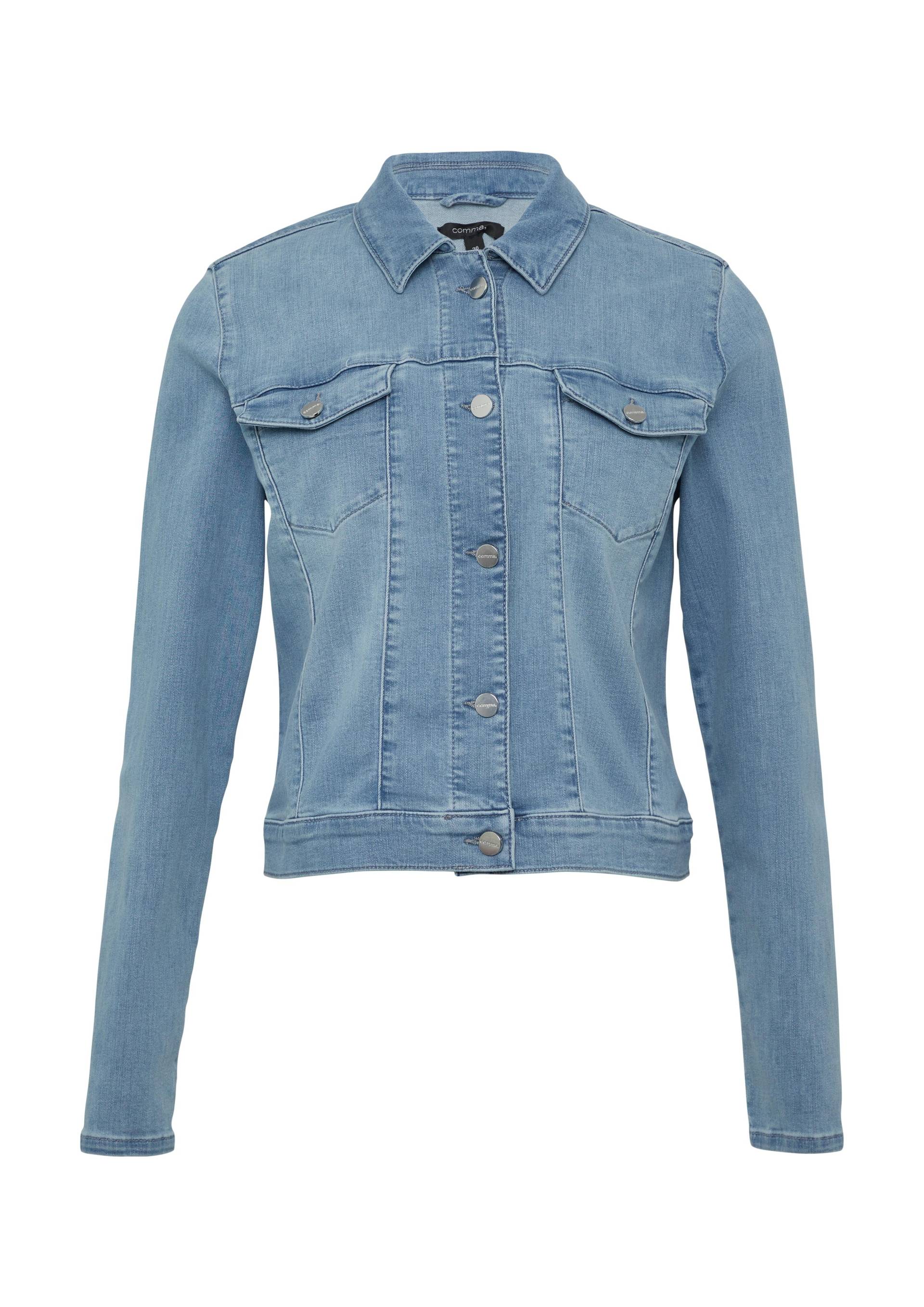 comma - Indoor-Jacke blau - Gr. - 48 von comma