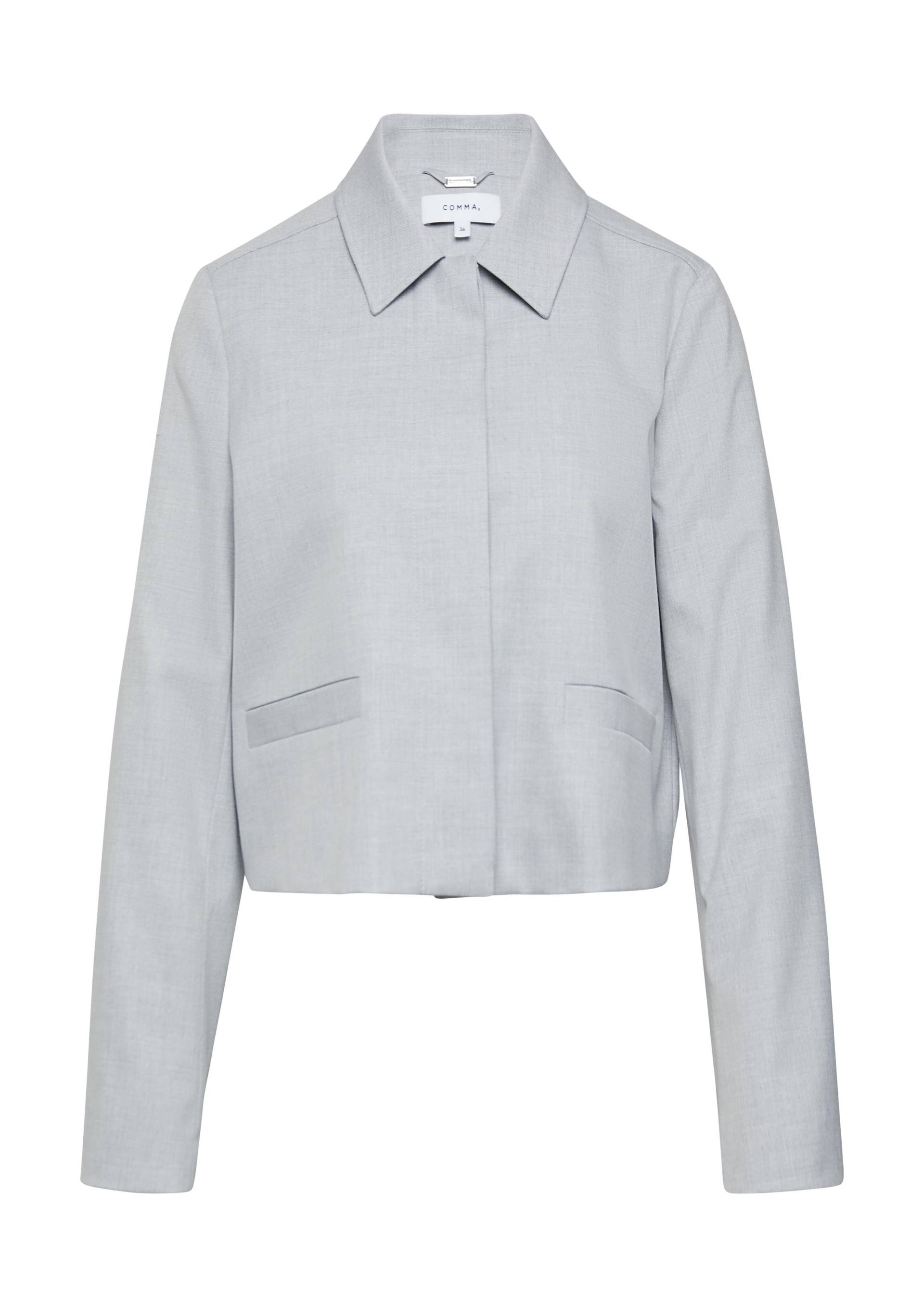 comma - Indoor-Jacke grau - Gr. - 34 von comma