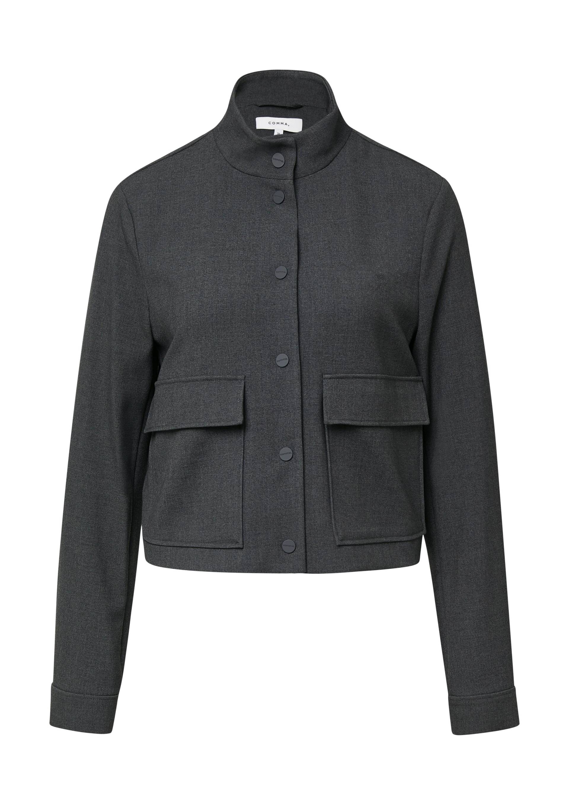 comma - Indoor-Jacke grau - Gr. - 46 von comma