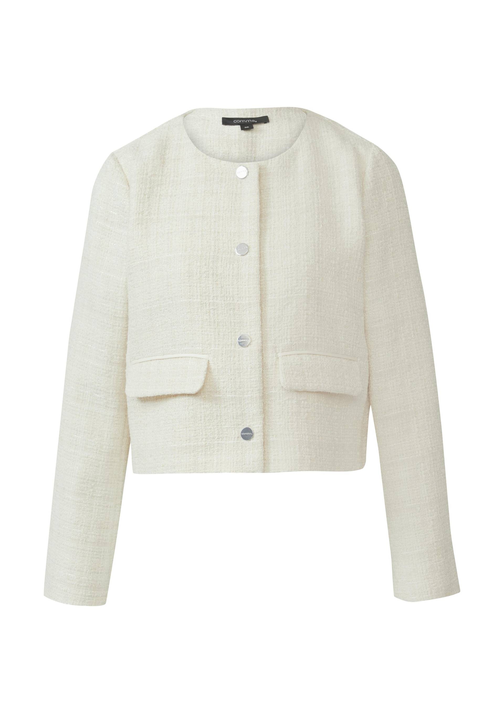 comma - Indoor-Jacke weiß - Gr. - 42 von comma