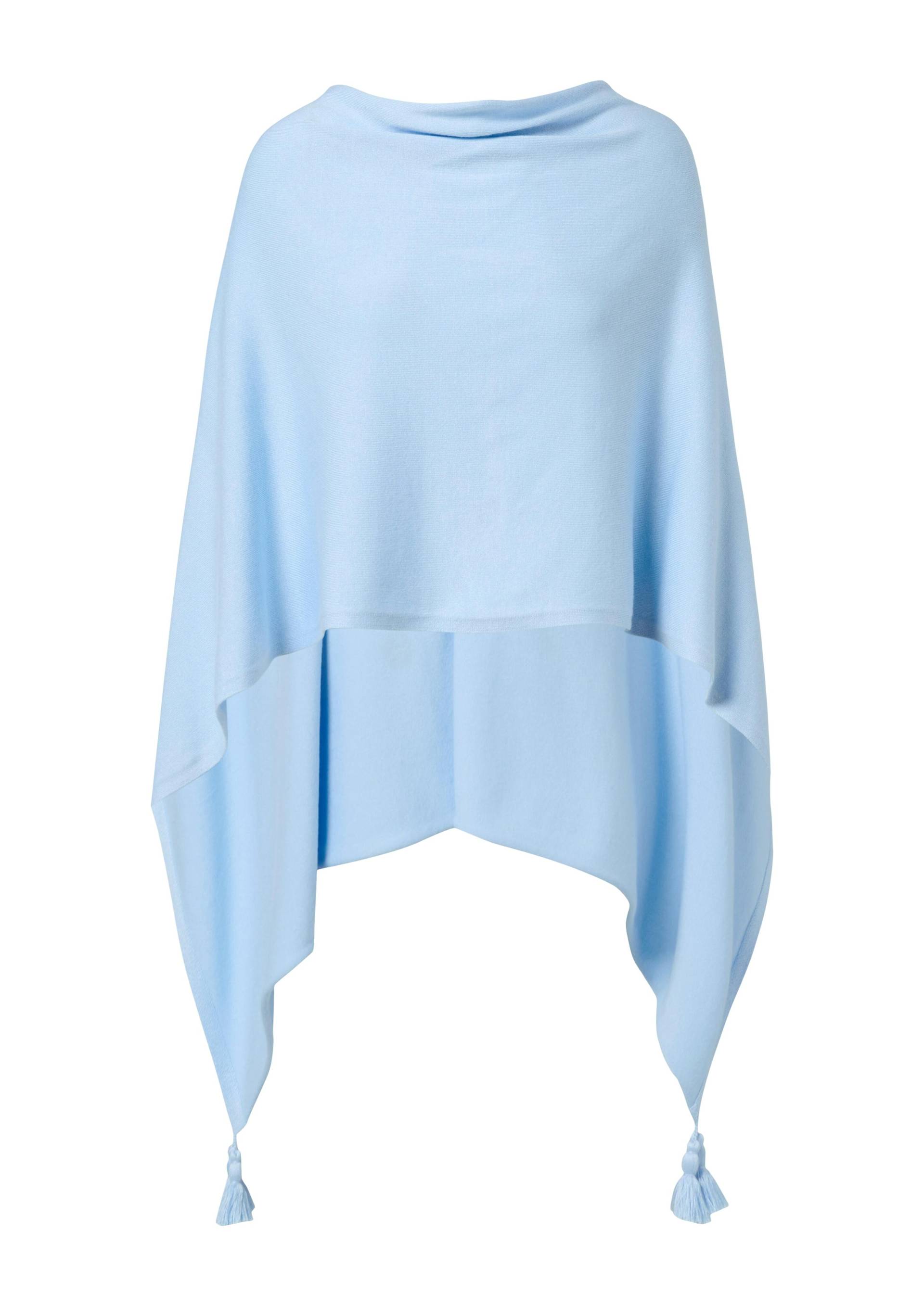 comma - Indoor-Poncho blau - Gr. - ONESIZE von comma