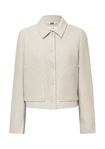 comma Kurze Jacke aus Boiled Wool beige 36 von Comma