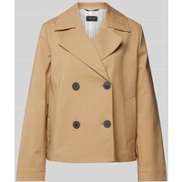 comma Jacke mit Leistentaschen in Camel, Größe 36 von comma
