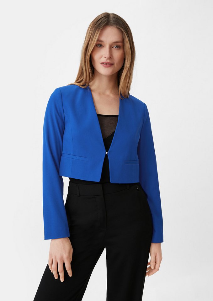 comma Jackenblazer Indoor-Blazer Blazer im Cropped fit von comma