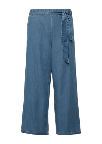 comma Jeans-Culotte aus fließendem Lyocellmix blau 40 von comma