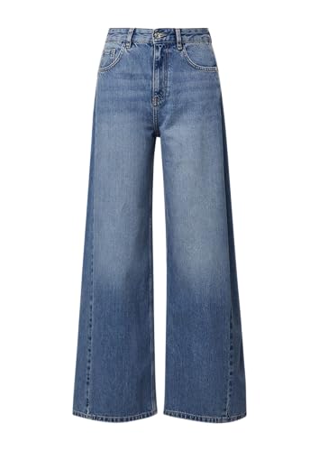comma Jeans im Relaxed Fit mit Wide Leg blau 38 von comma