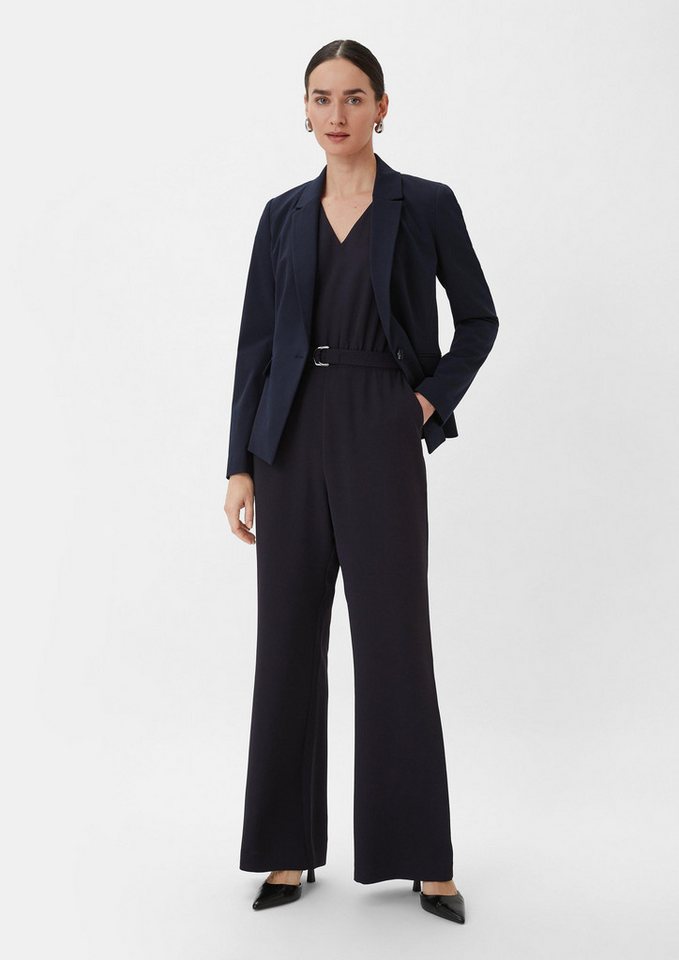 comma Jumpsuit Overall Overall mit integriertem Gürtel von comma