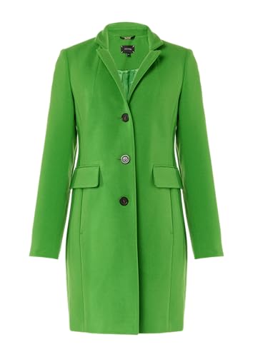 comma Klassischer Mantel mit seitlichen Eingrifftaschen grün 36 von comma
