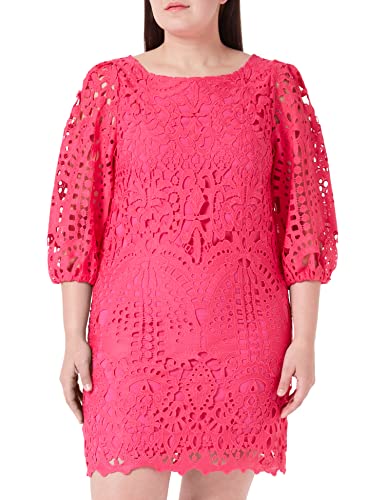 comma Damen 60.2.61.20.200.2133247 Kleid, 4462 pink, 38 von comma