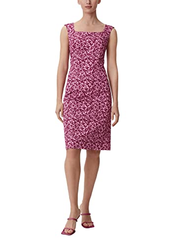 comma Damen 60.2.61.20.200.2132836 Kleid, 44B4 lila|pink, 38 von comma