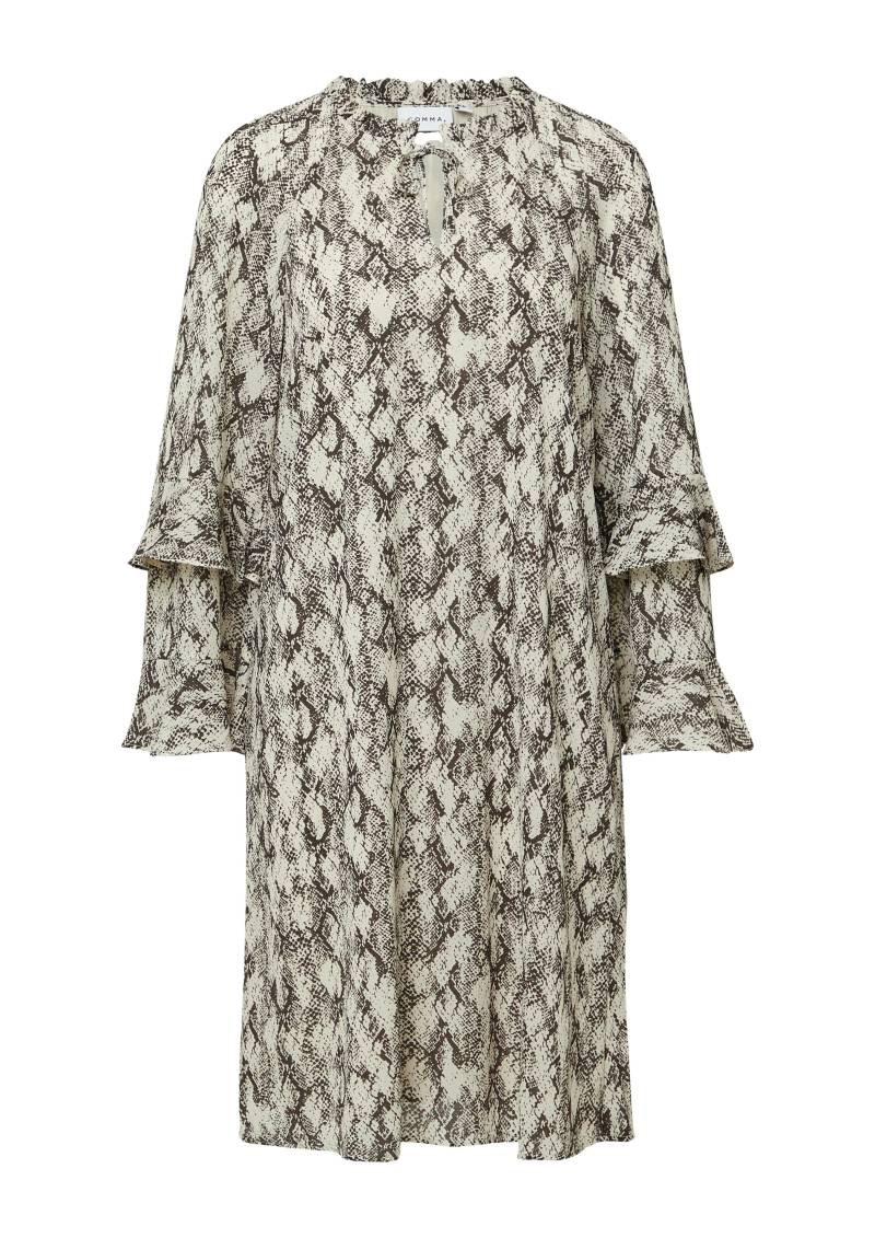 comma - Kleid beige - Gr. - 38 von comma