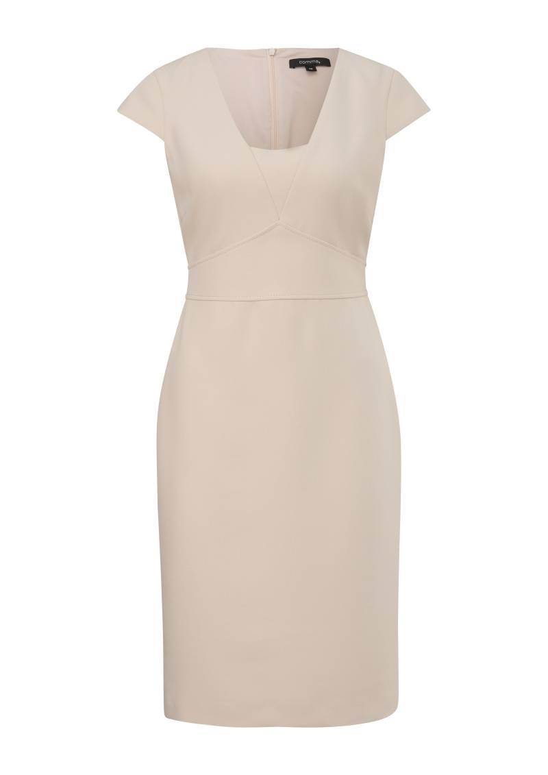 comma - Kleid beige - Gr. - 44 von comma