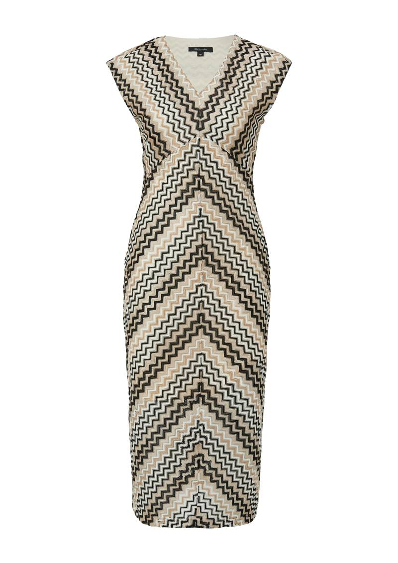 comma - Kleid creme - Gr. - 42 von comma