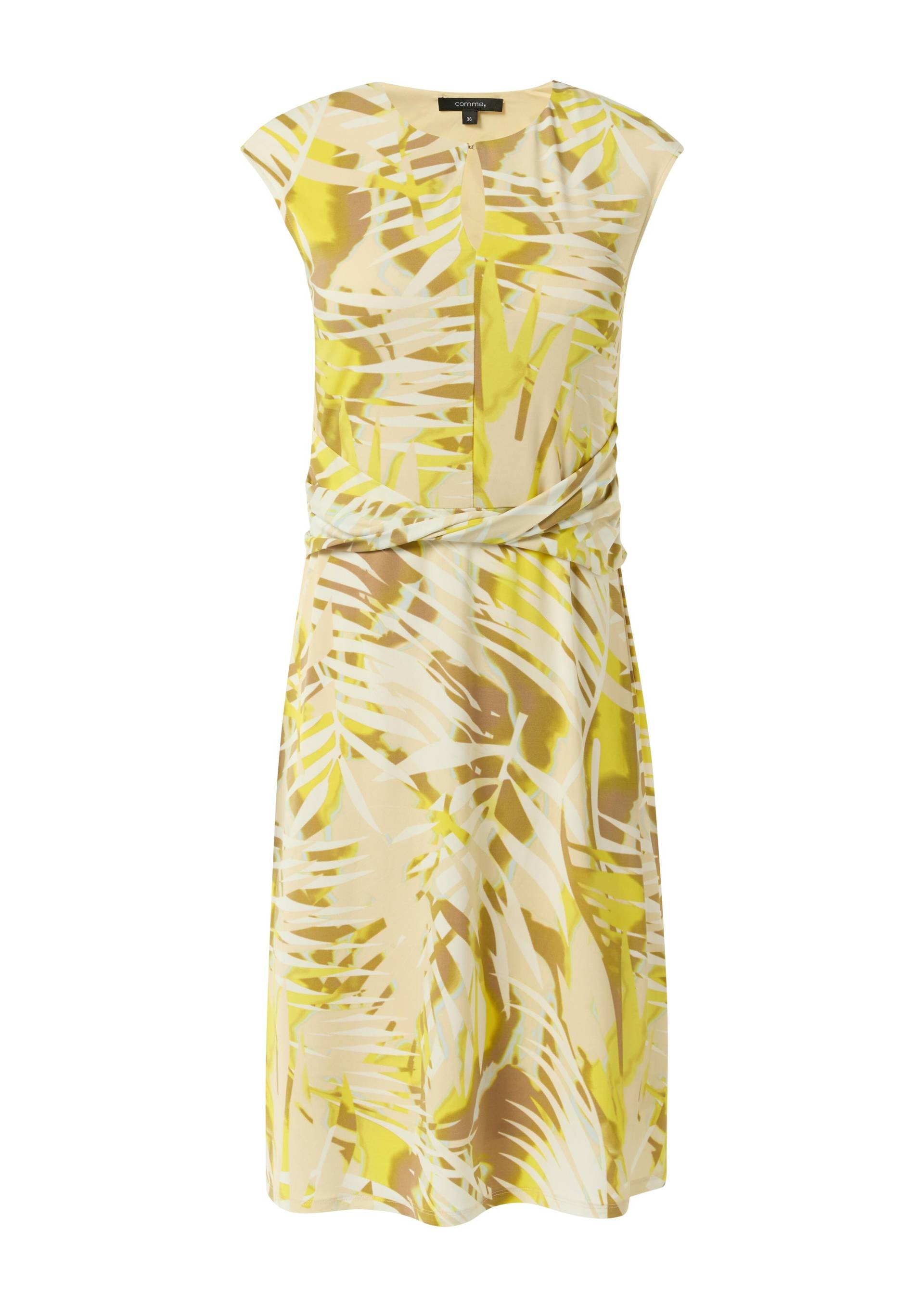 comma - Kleid gelb - Gr. - 38 von comma