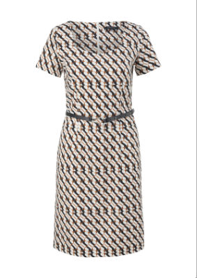comma Kleid kurz - multicolour - 46 von comma