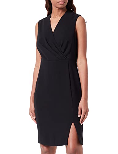 Comma Damen 60.2.61.20.200.2121203 Kleid, 9999 schwarz, 32 von Comma