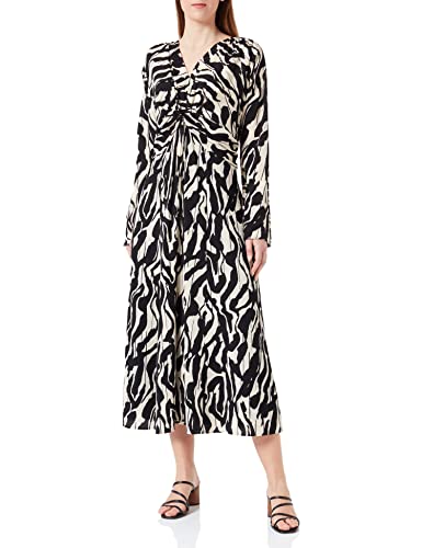 comma Damen 60.2.61.20.200.2129248 Kleid, 99B5 schwarz, 40 von comma