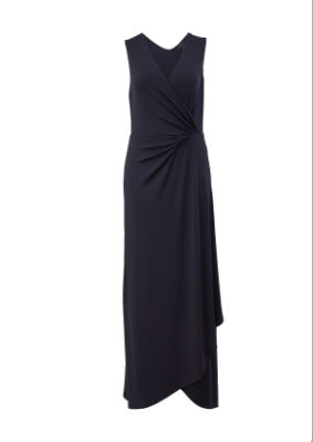 comma Kleid lang - blau - 46 von comma