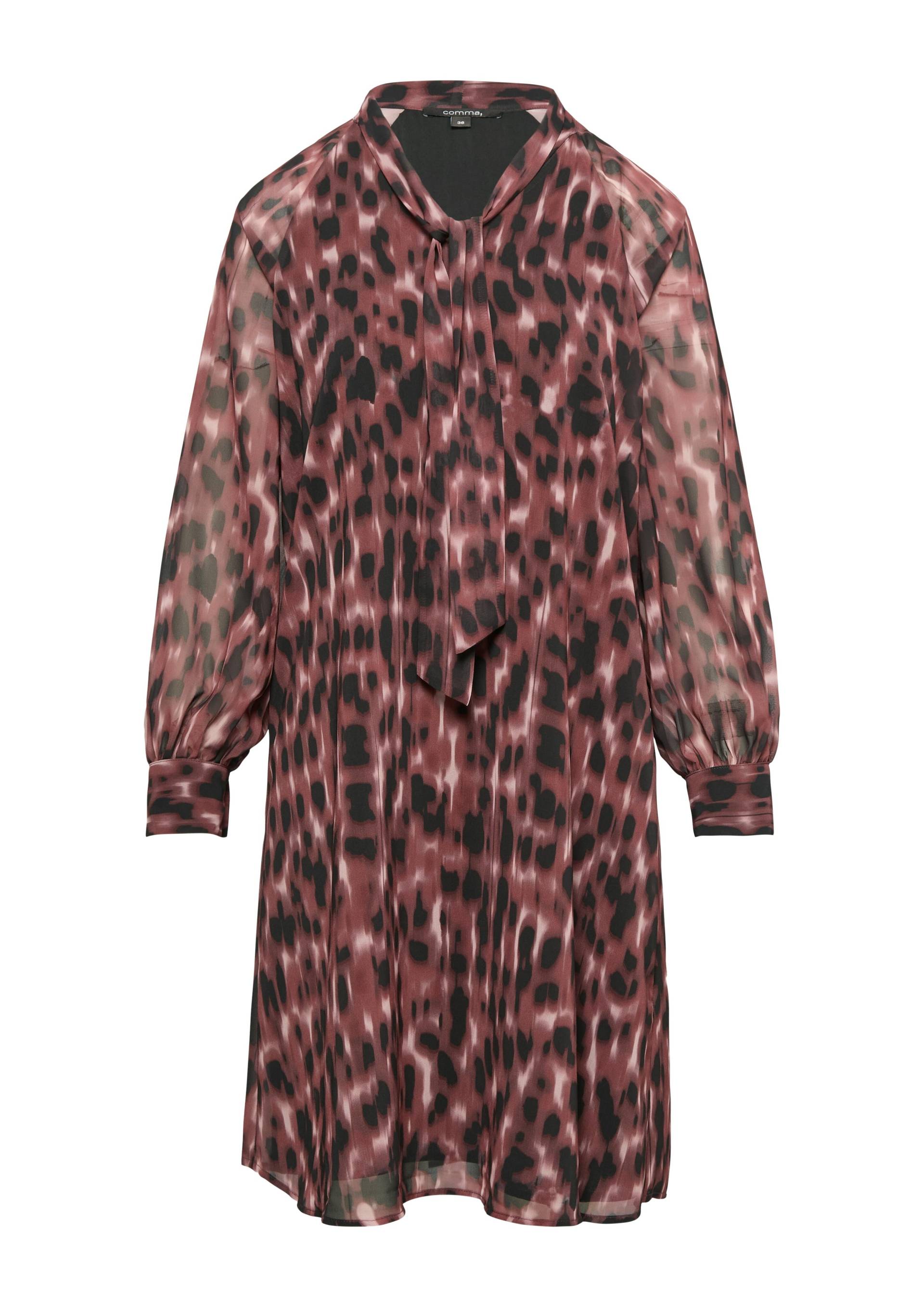 comma - Kleid mehrfarbig|rot - Gr. - 36 von comma