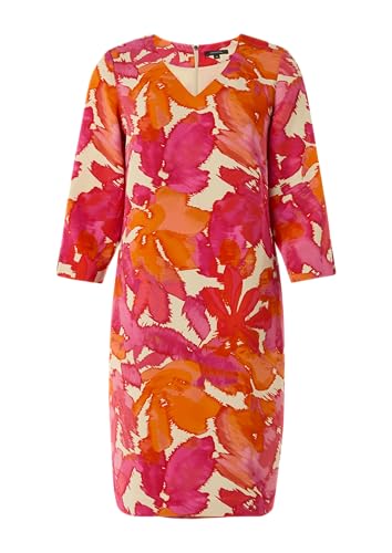 comma Kleid mit Allover Muster, 42a8, 40 von comma