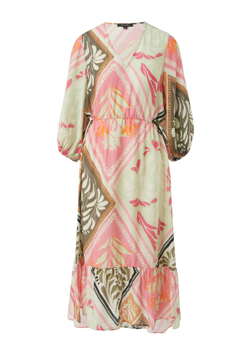 comma - Kleid pink|mehrfarbig - Gr. - 42 von comma