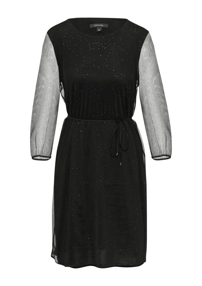 comma - Kleid schwarz - Gr. - 38 von comma