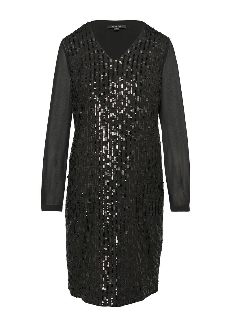comma - Kleid schwarz - Gr. - 38 von comma