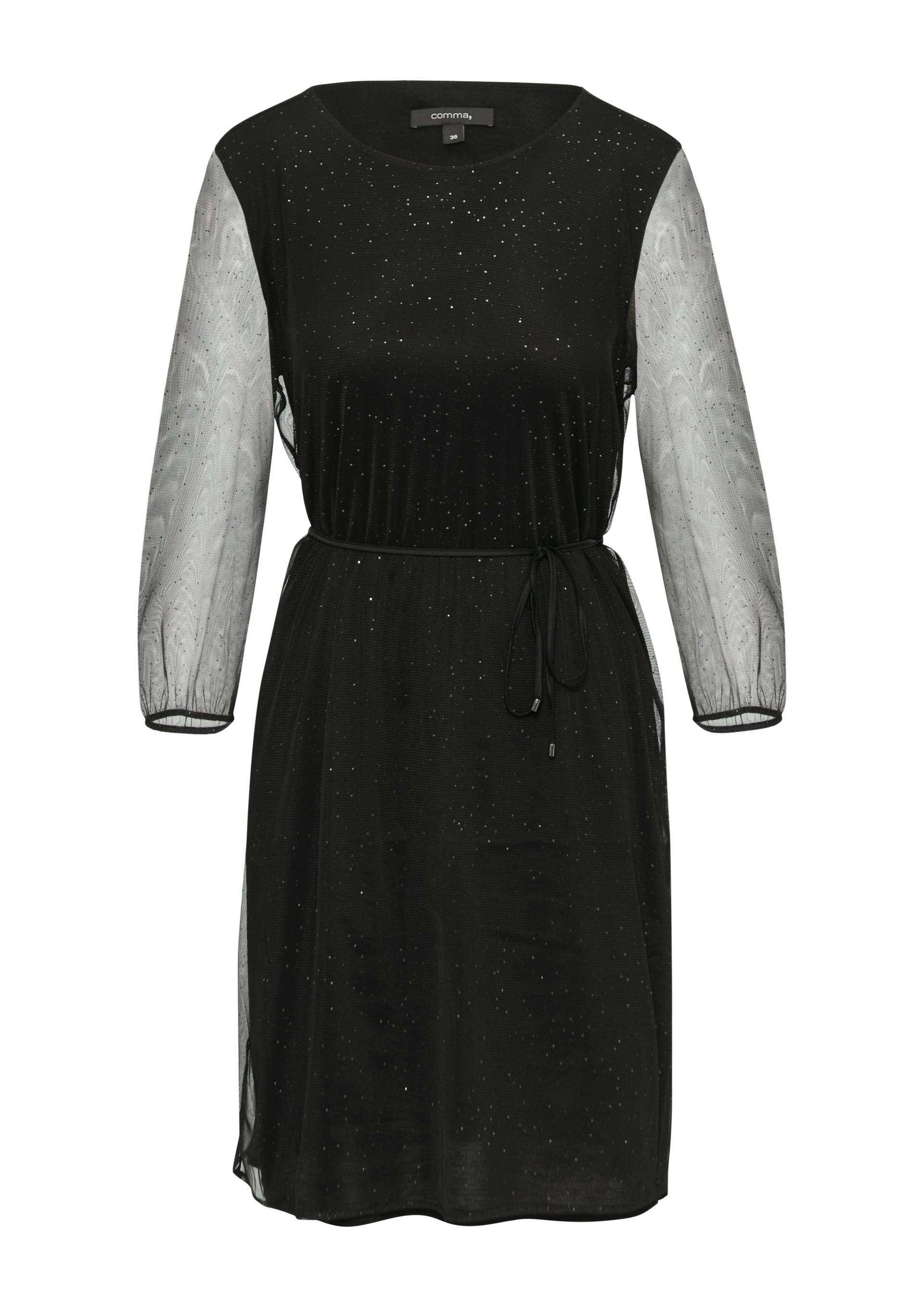 comma - Kleid schwarz - Gr. - 40 von comma