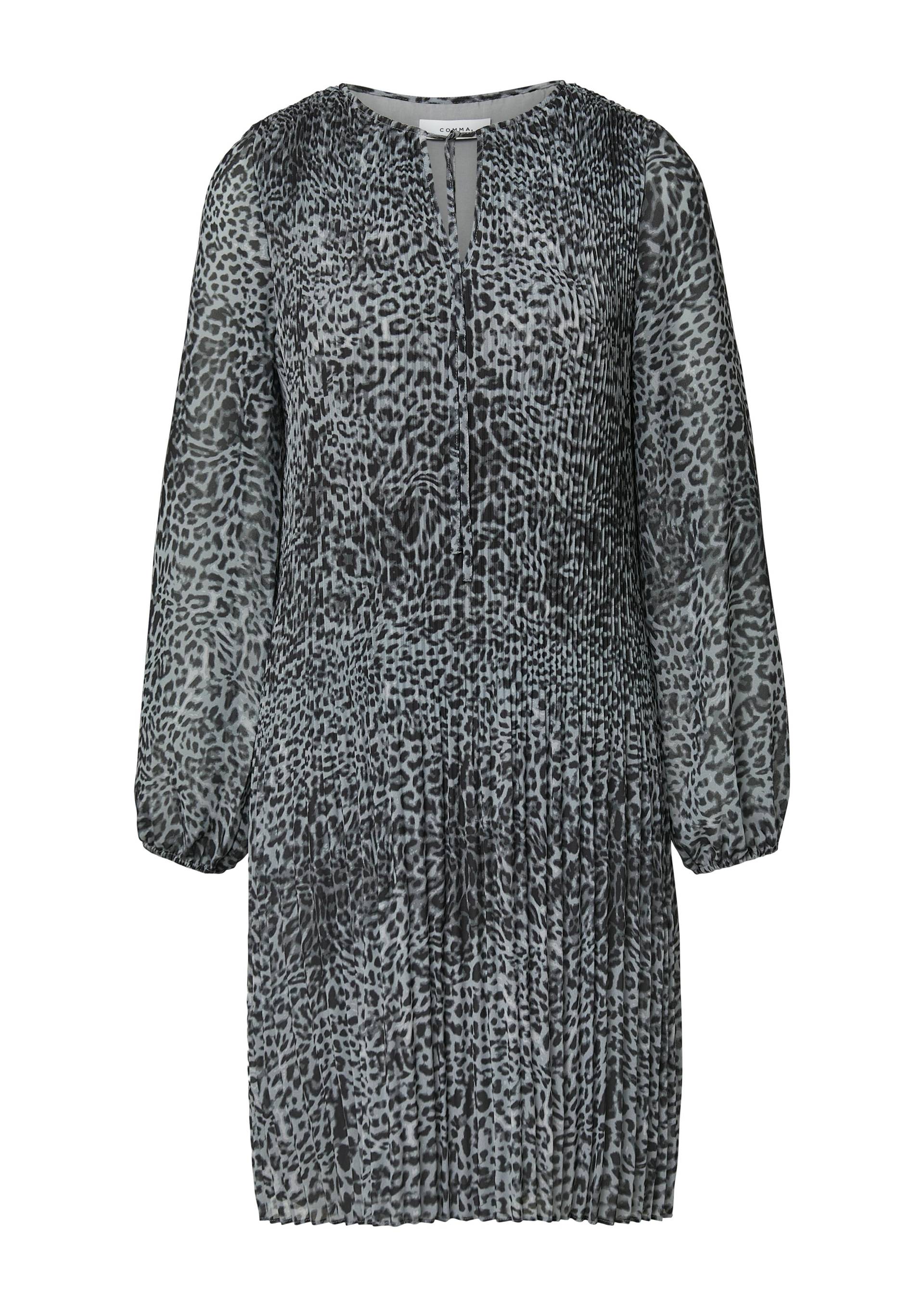 comma - Kleid schwarz|grau - Gr. - 36 von comma