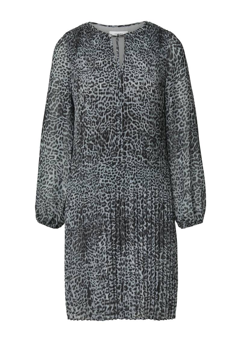 comma - Kleid schwarz|grau - Gr. - 44 von comma