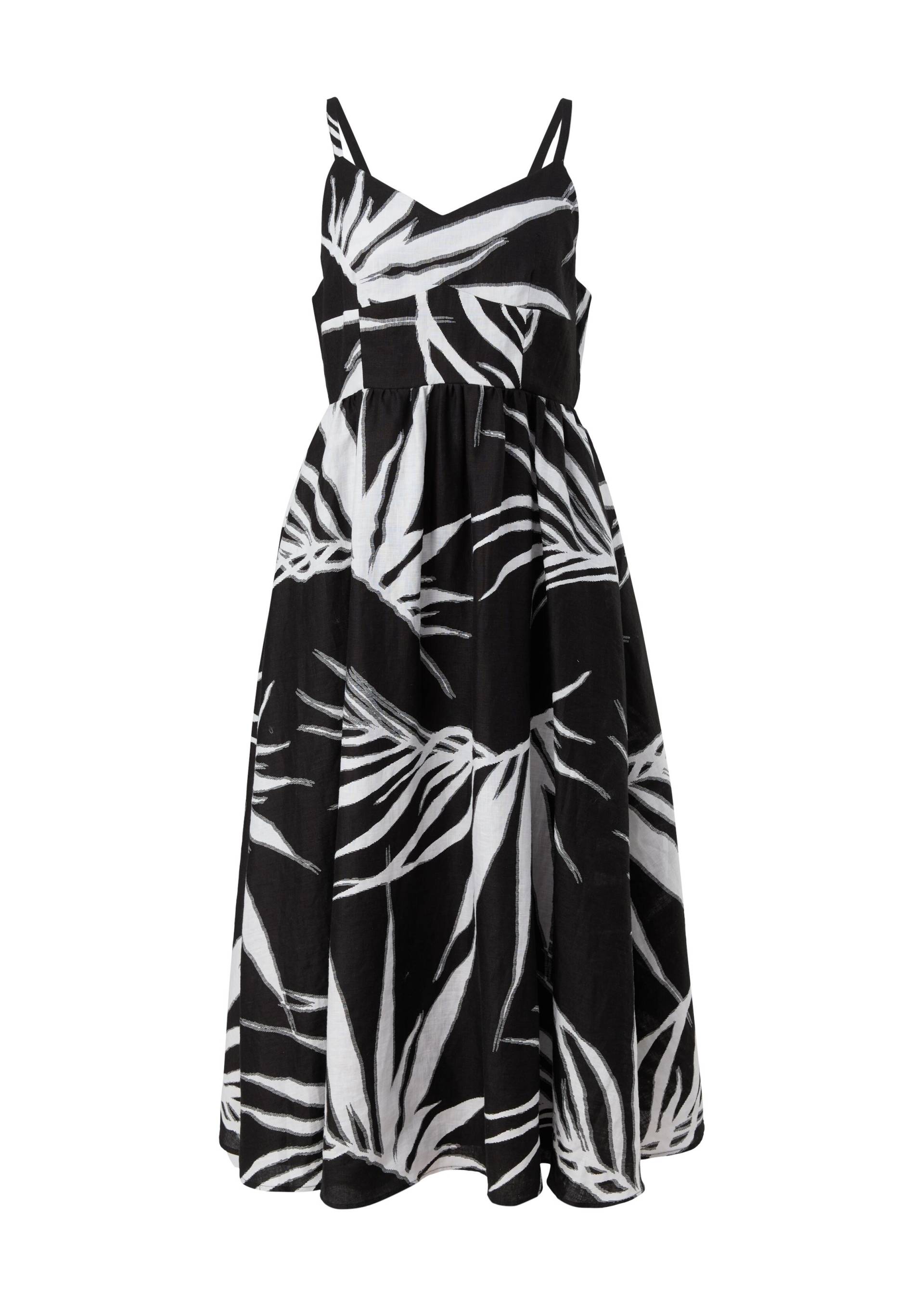 comma - Kleid schwarz|weiß - Gr. - 42 von comma