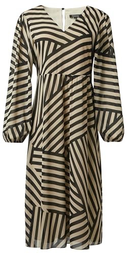 COMMA Damen 2150125 Kleid, 99A2 Black, 38 von comma