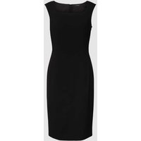 comma Knielanges Kleid mit Square-Neck-Ausschnitt Modell 'neuer GJ' in Black, Größe 38 von comma