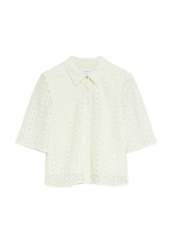 comma Kurzarmbluse Bluse von comma