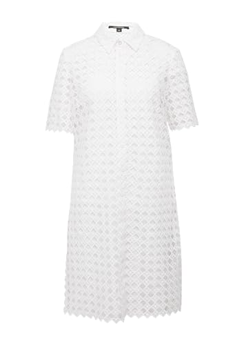 comma Kurzes Kleid aus Spitze mit blickdichtem Futter weiß 38 von comma