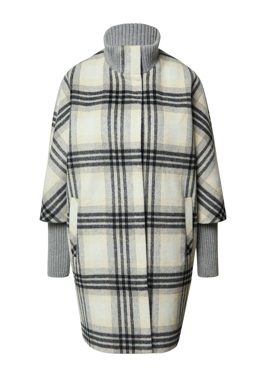 comma - Kuschelige Flanell-Jacke beige - Gr. - 40 von comma