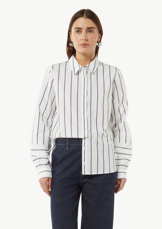 comma Langarmbluse Bluse Bluse mit Nahtdetail am Ärmel (1-tlg) von comma