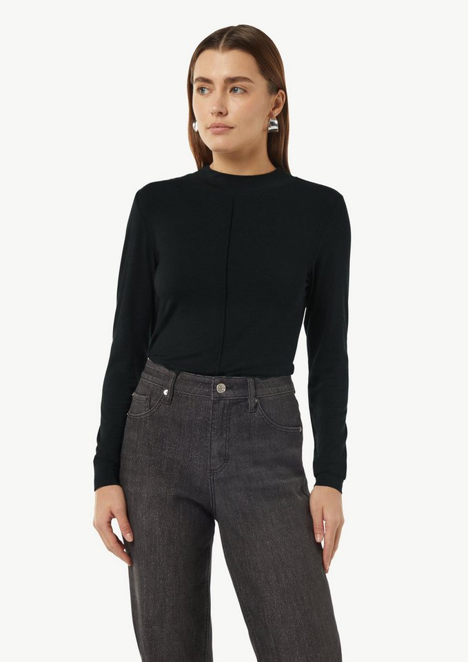 comma Langarmshirt T-Shirt Langarmshirt mit Nahtdetail von comma