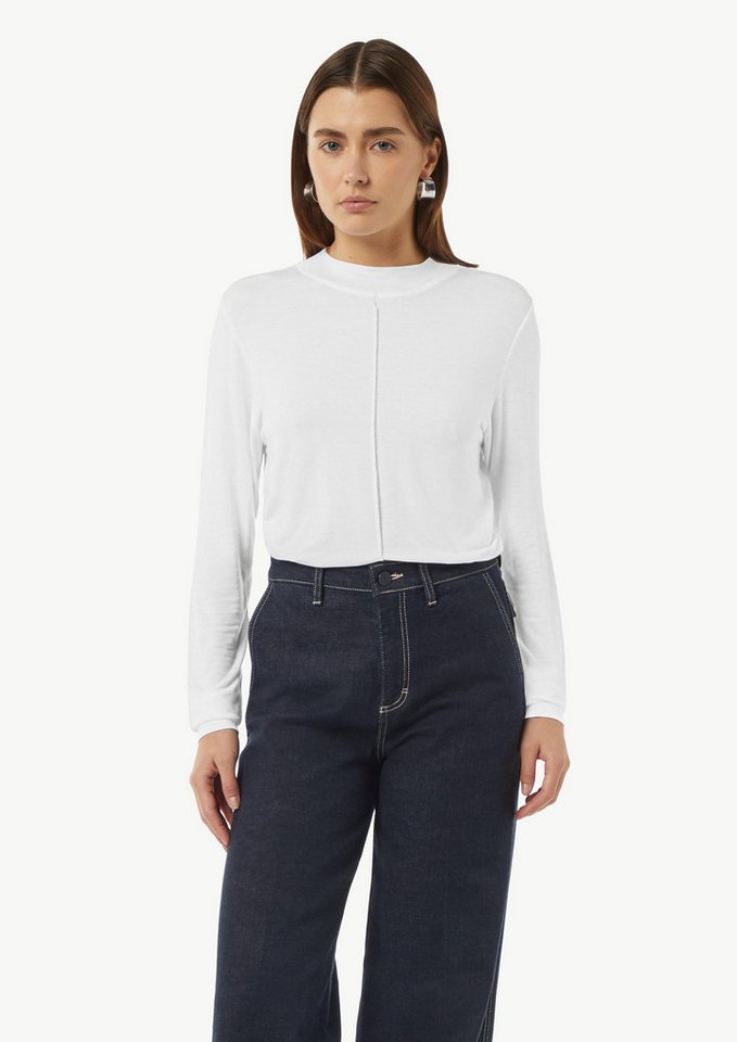 comma Langarmshirt T-Shirt Langarmshirt mit Nahtdetail von comma