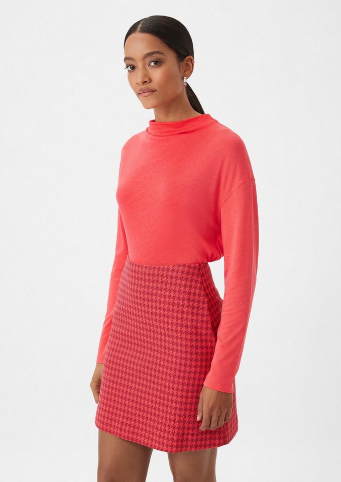 comma Langarmshirt T-Shirt Longsleeve mit drapiertem Ausschnitt comma Langarmshirt T-Shirt Longsleeve mit drapiertem Ausschnitt von comma