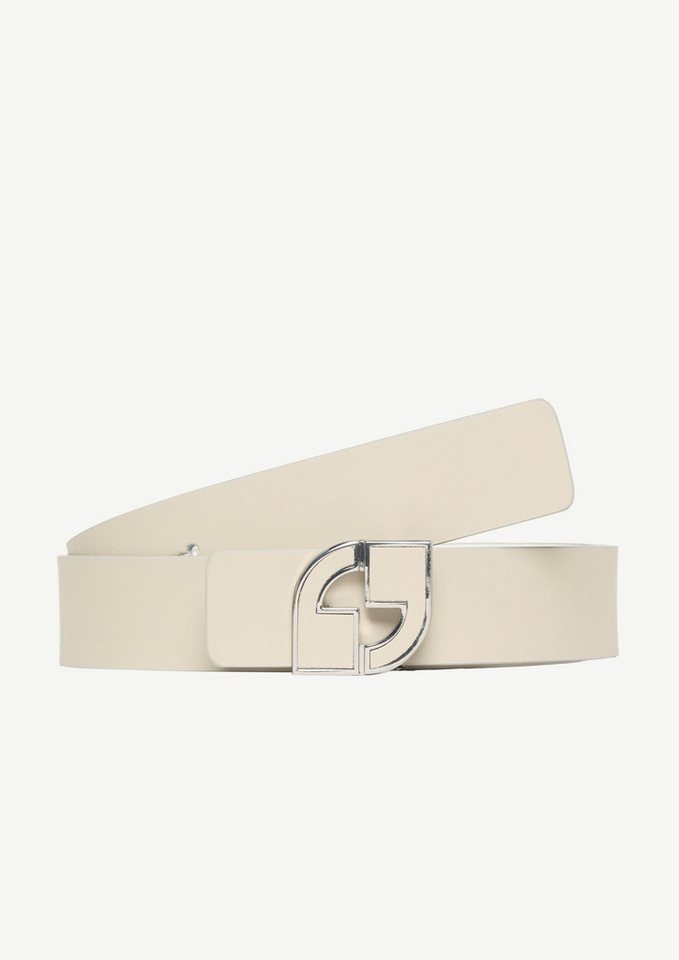 comma Ledergürtel Taillengürtel Wendegürtel mit lederbezogener Logoschließe von comma