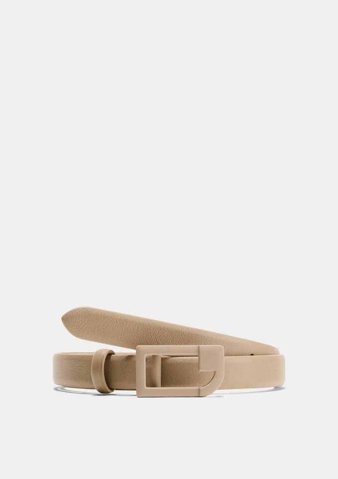 comma Ledergürtel Taillengürtel Schmaler Taillengürtel aus Glattleder von comma