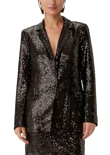 comma Long Blazer mit Pailletten von comma