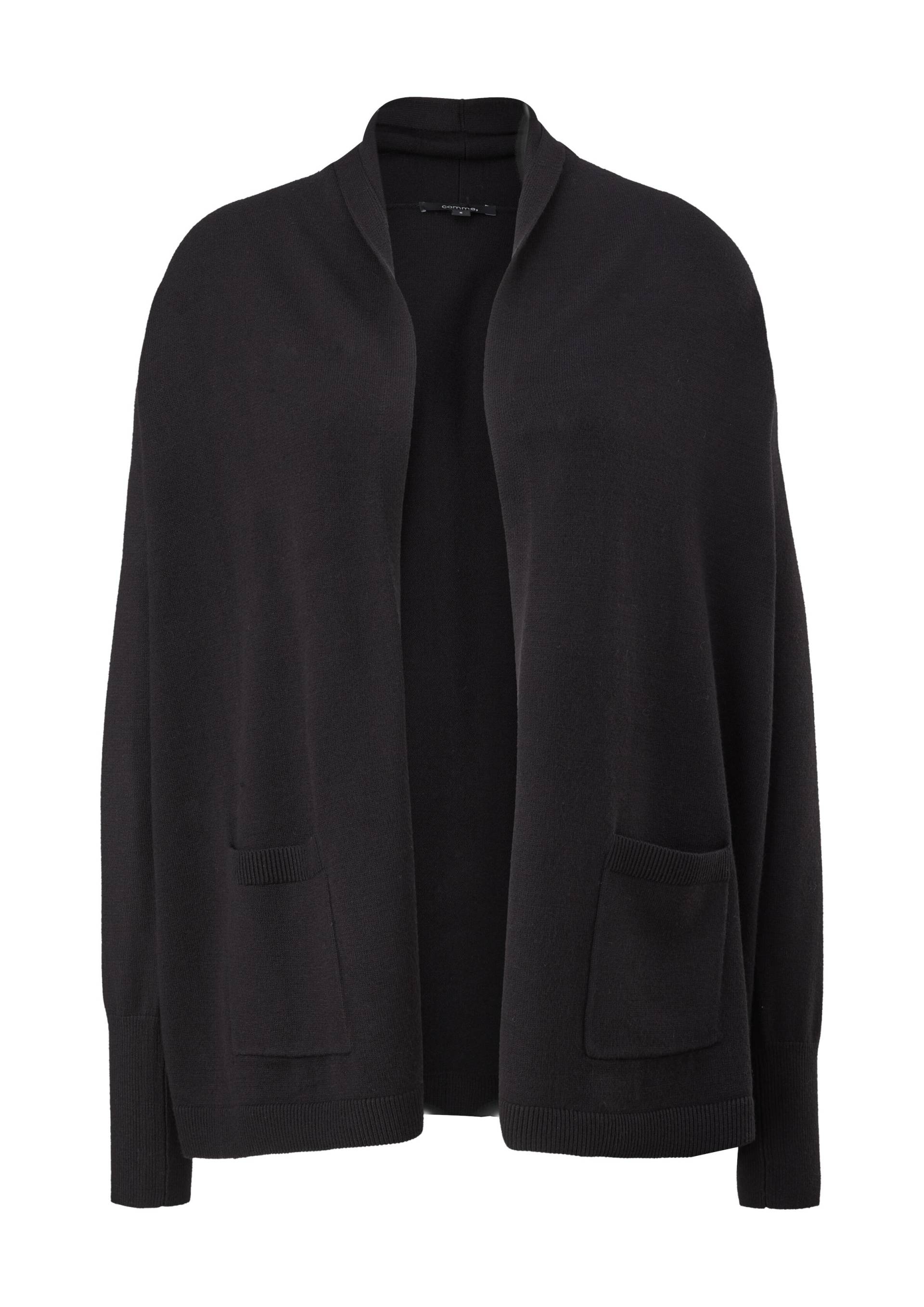 comma - Long-Cardigan schwarz - Gr. - L von comma